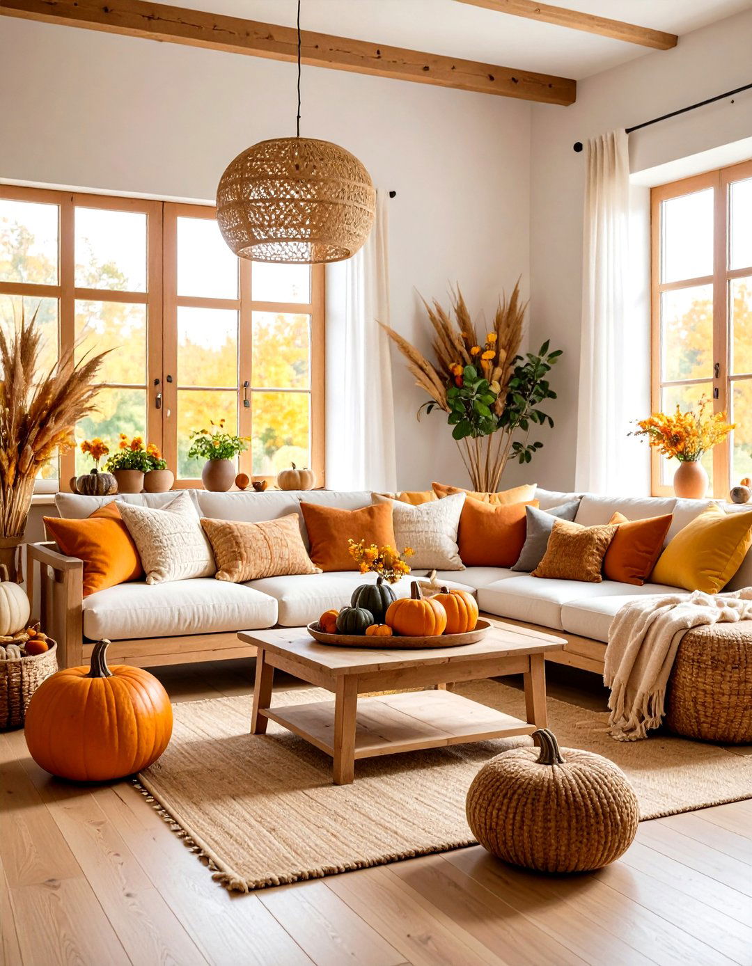 Autumn Harvest Seasonal Decor - 24 Witchy Living Room Ideas