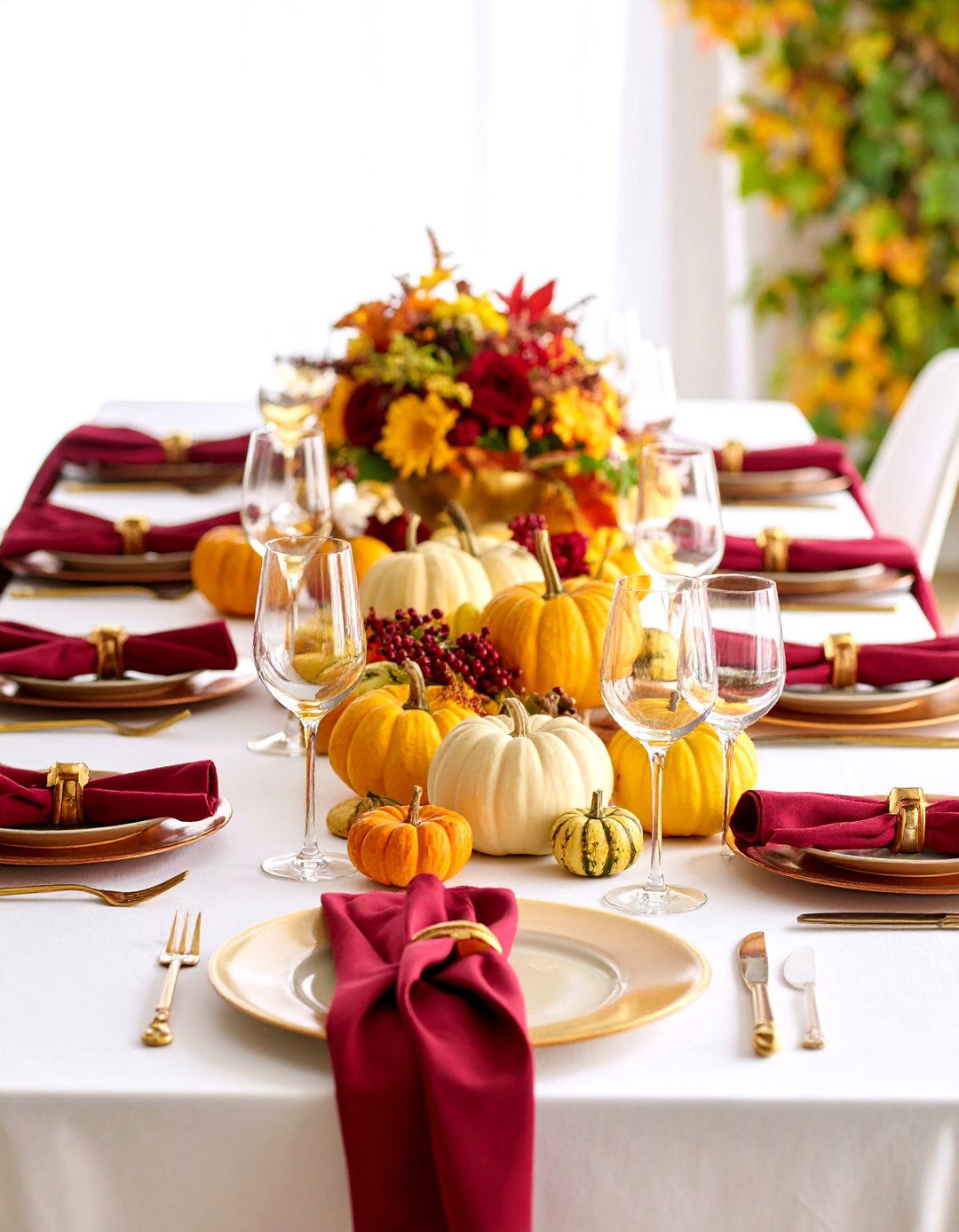 Autumn Harvest Tablescape - 24 Tablescape Ideas