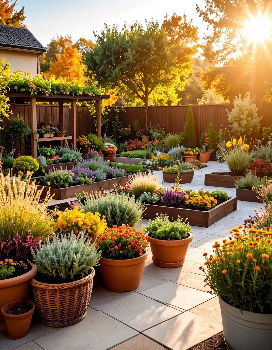 Autumn Herb Garden Designs - 24 Fall Garden Ideas