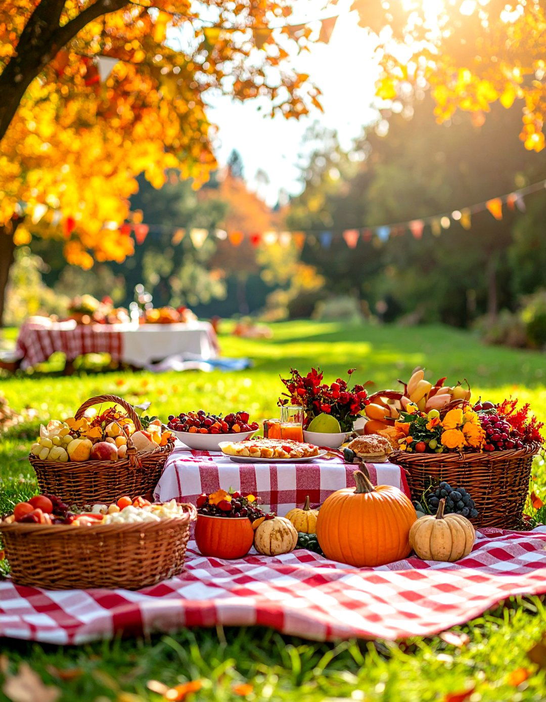 Autumn Picnic Birthday Celebration - 24 Fall Birthday Party Ideas