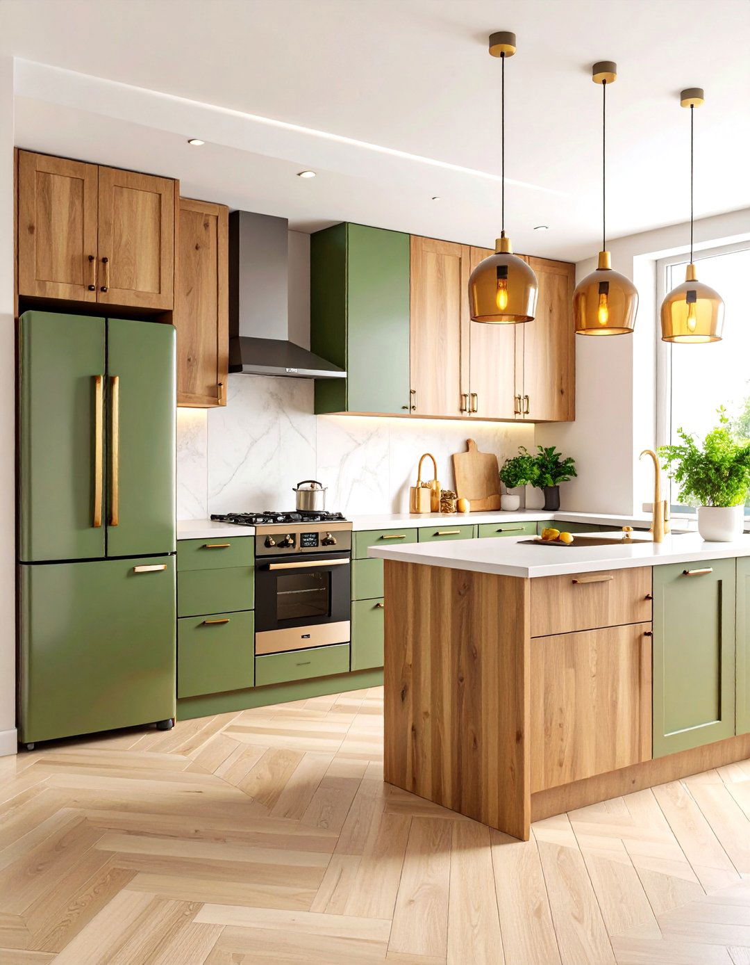 Avocado Green Appliance Kitchen - 24 70s Kitchen Ideas