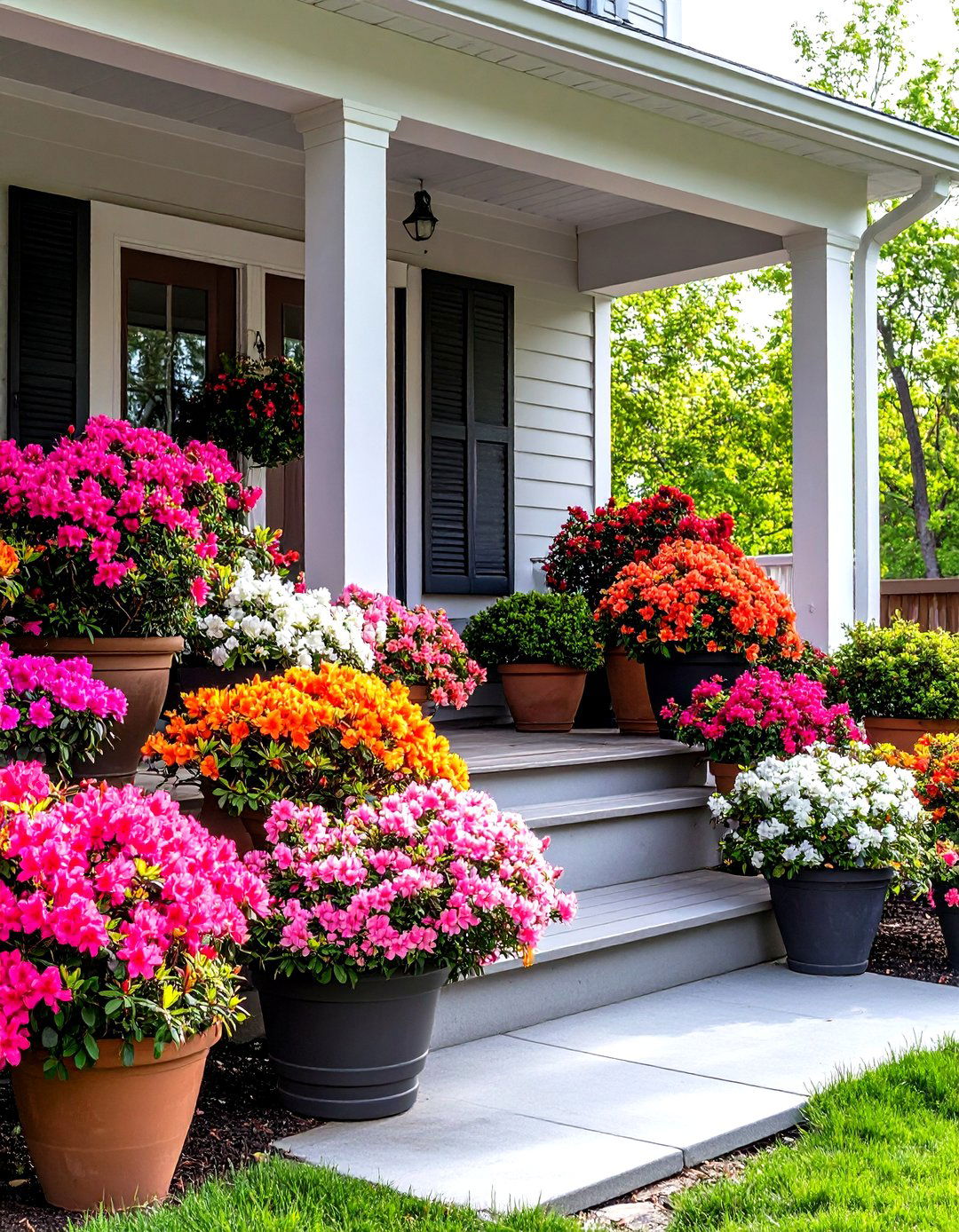 Azalea Displays - 24 Front Door Plants