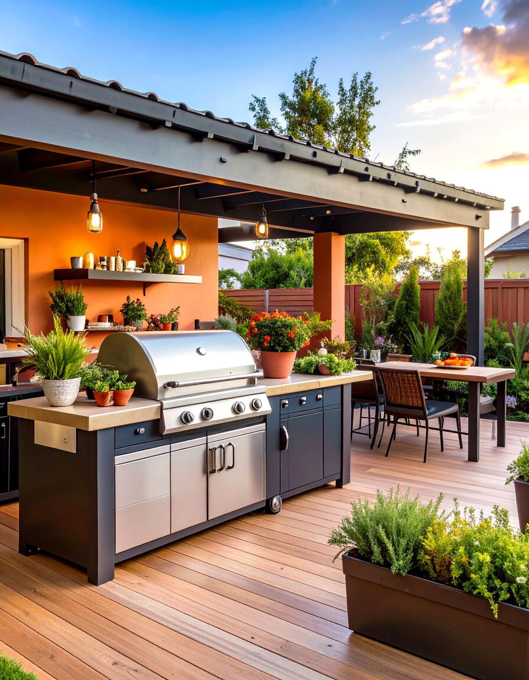 BBQ Island with Rotisserie and Smoking Capabilities - 24 Bbq Island Ideas