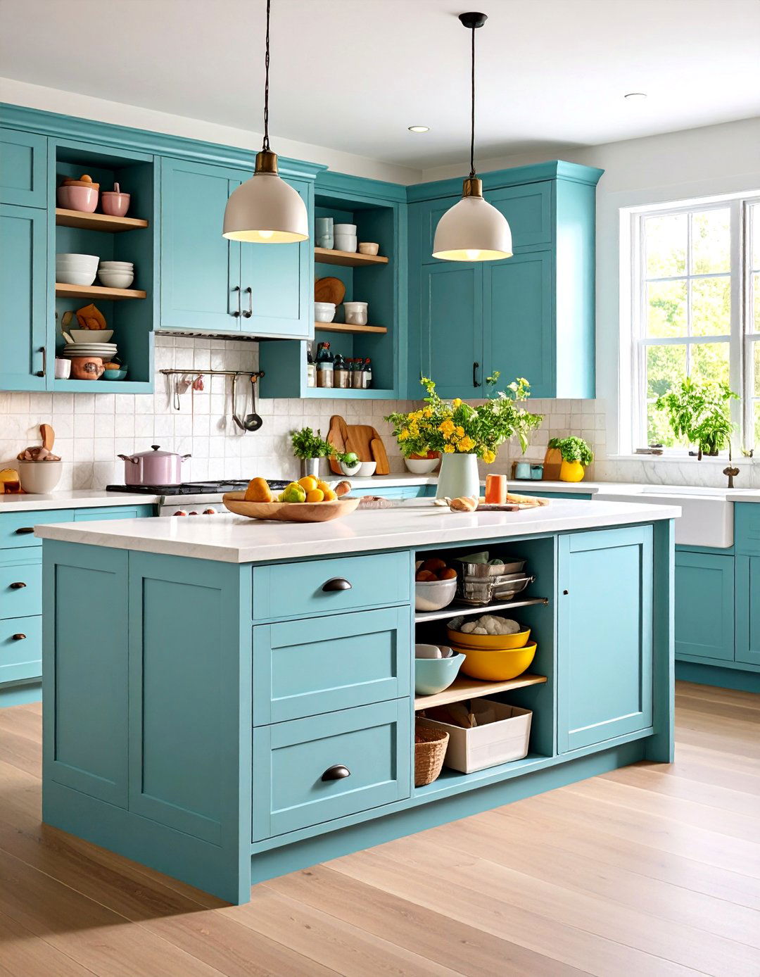 Baking Supply Organization - 24 Kitchen Island Storage Ideas