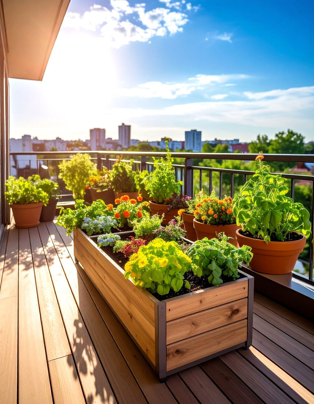 Balcony Container Gardens - 24 Small Garden Ideas