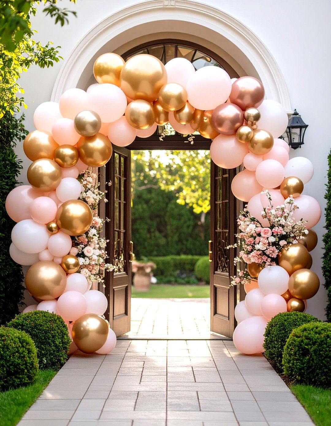 Balloon Wedding Entrance Design - 24 Wedding Entrance Ideas