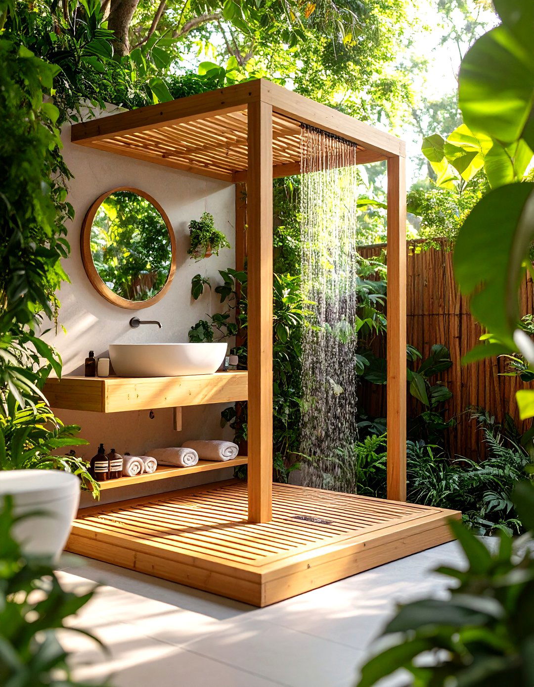 Bamboo Eco Friendly Seats - 24 Shower Bench Ideas