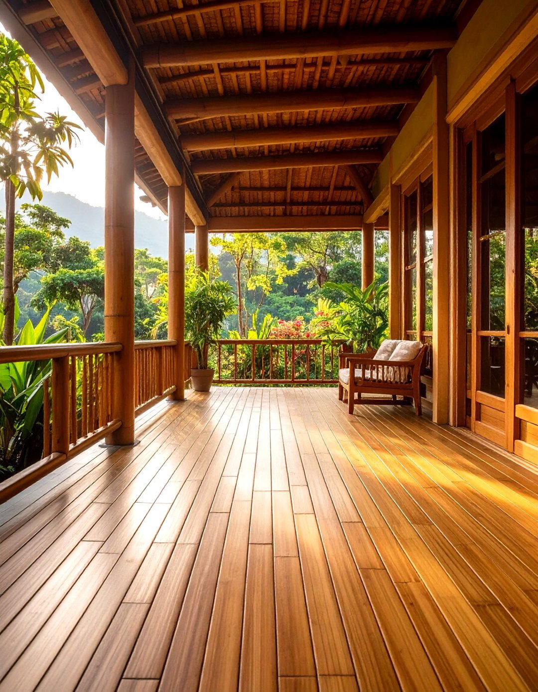 Bamboo Porch Decking - 24 Porch Flooring Options