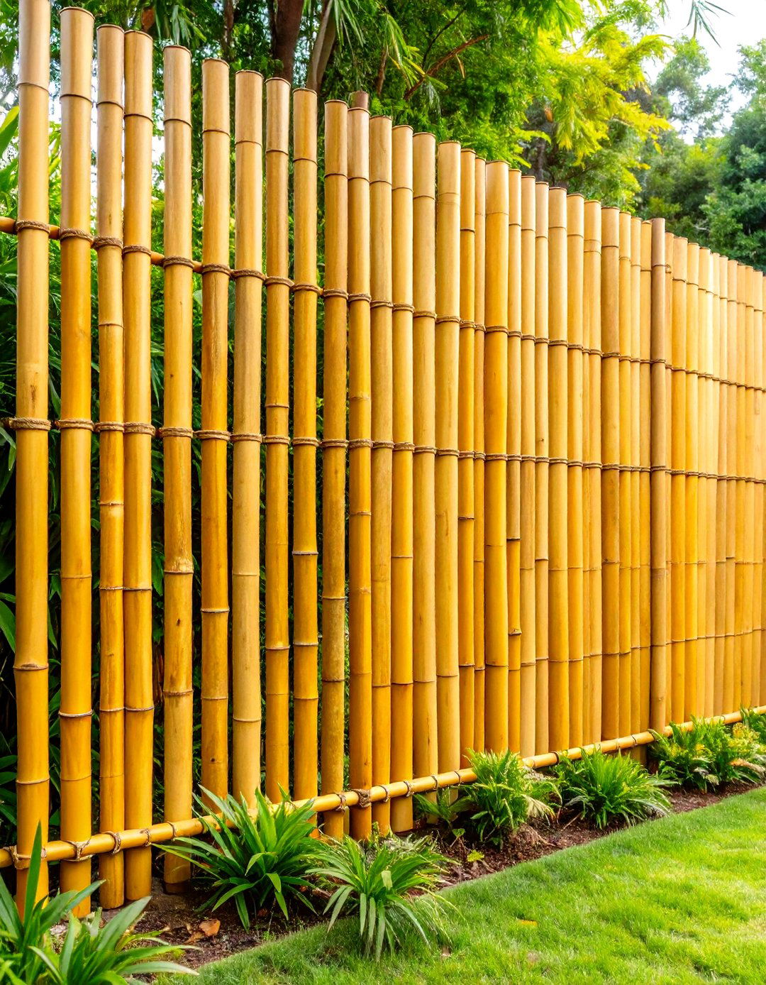 Bamboo Screen Natural Screening - 24 Decorative Fence Ideas