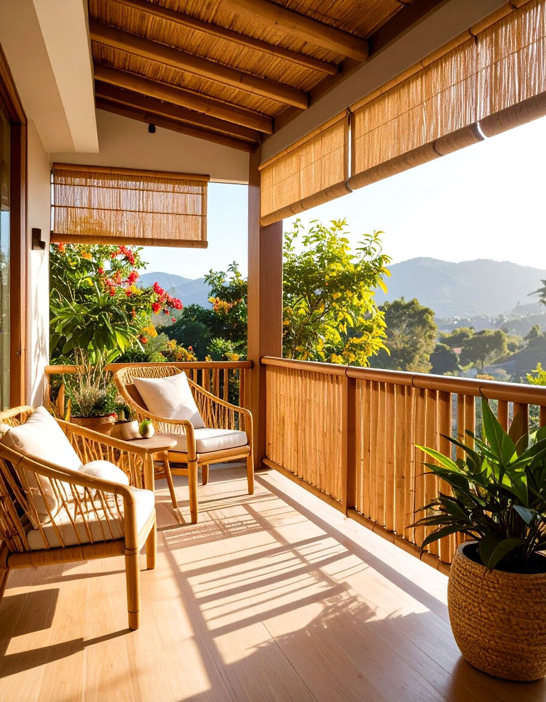 Bamboo Screening Systems - 24 Balcony Privacy Ideas