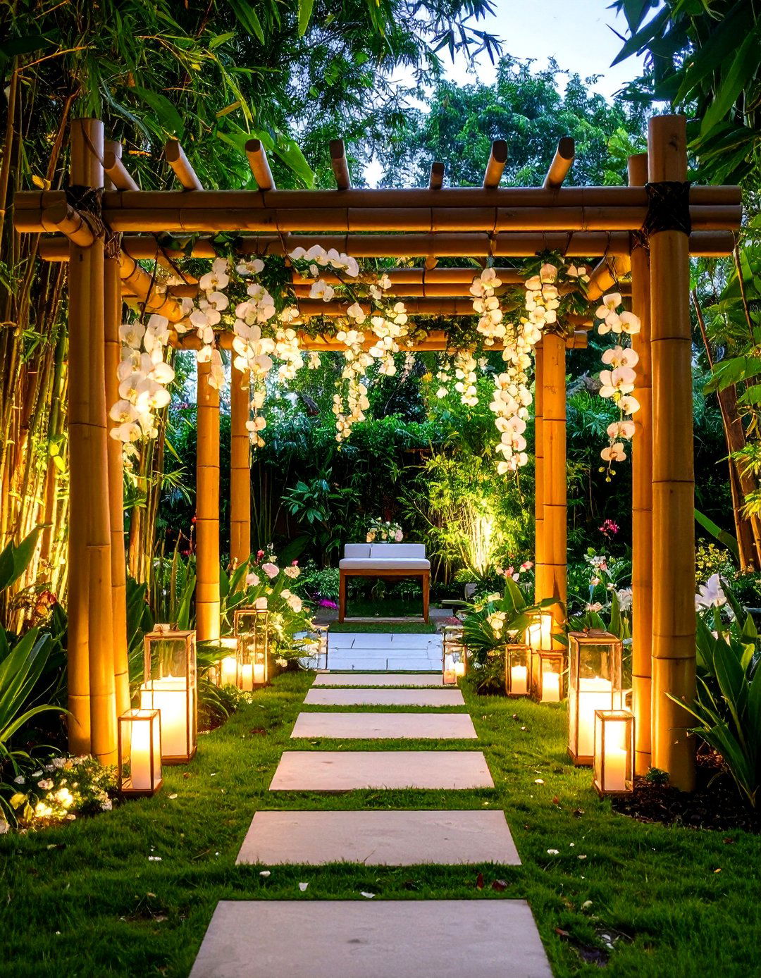 Bamboo Wedding Arch