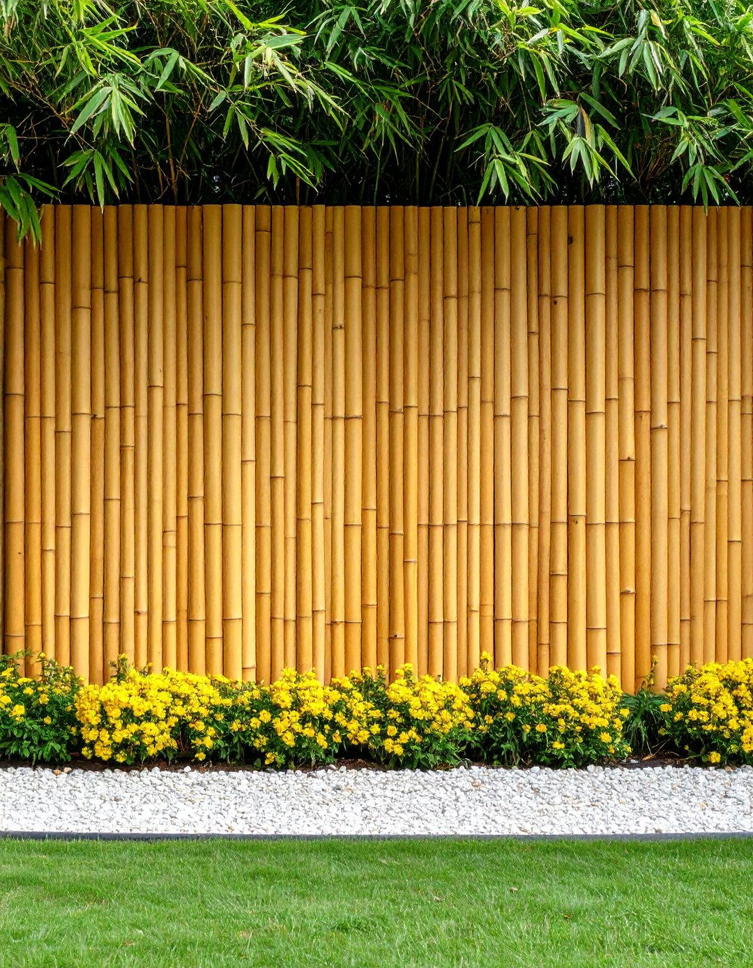 Bamboo and Natural Screen Privacy Walls - 24 Outdoor Wall Decor Ideas