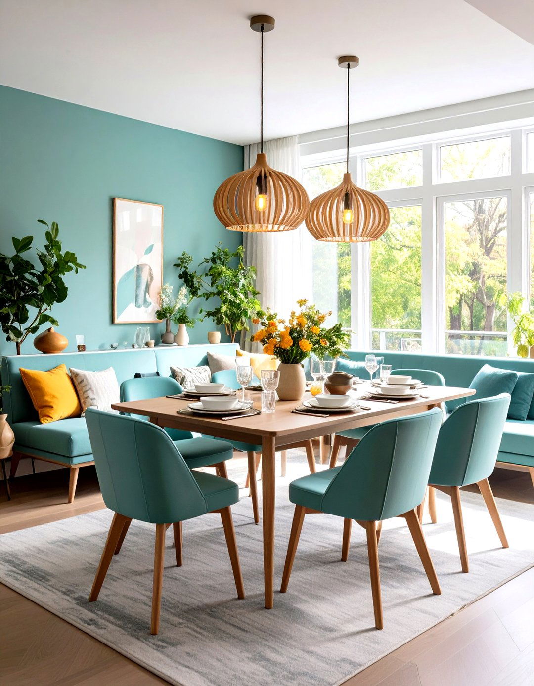Banquette Dining Setup - 24 Morning Room Ideas