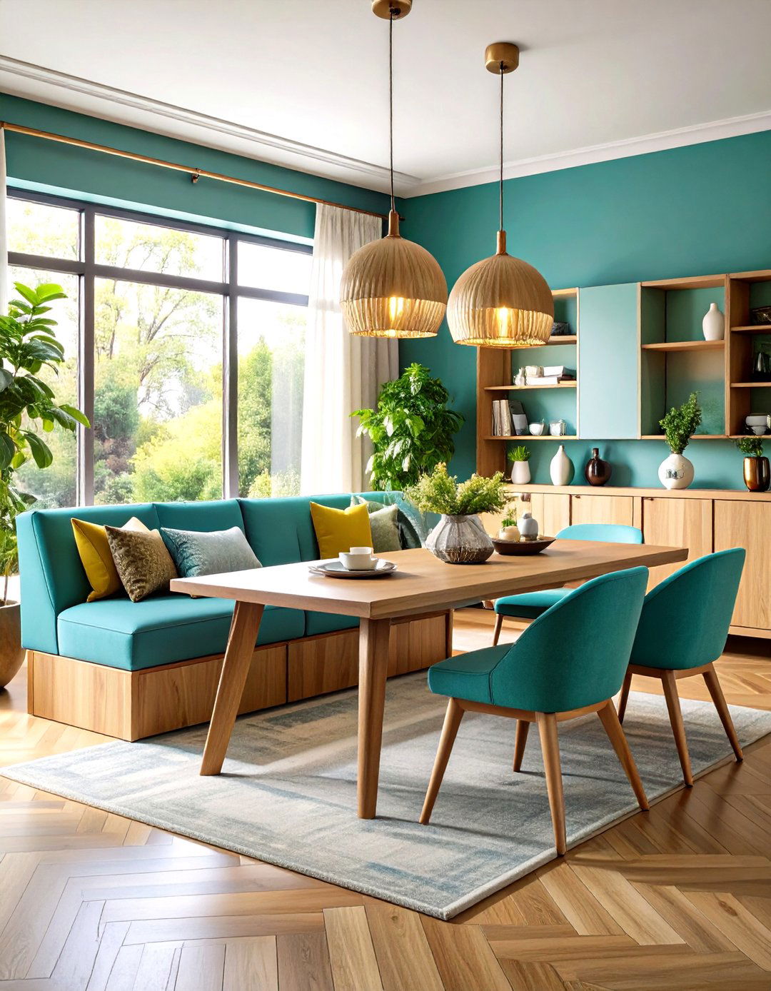 Banquette Storage Solutions - 24 Small Dining Room Ideas