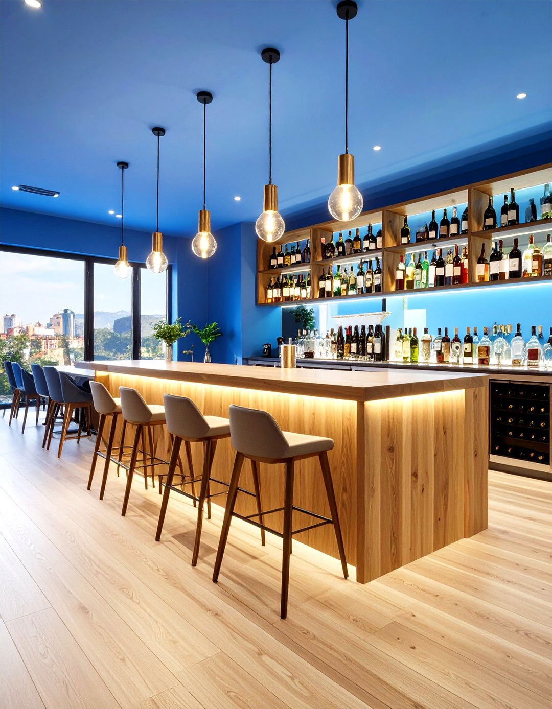Bar and Entertainment Combo - 24 Media Room Ideas