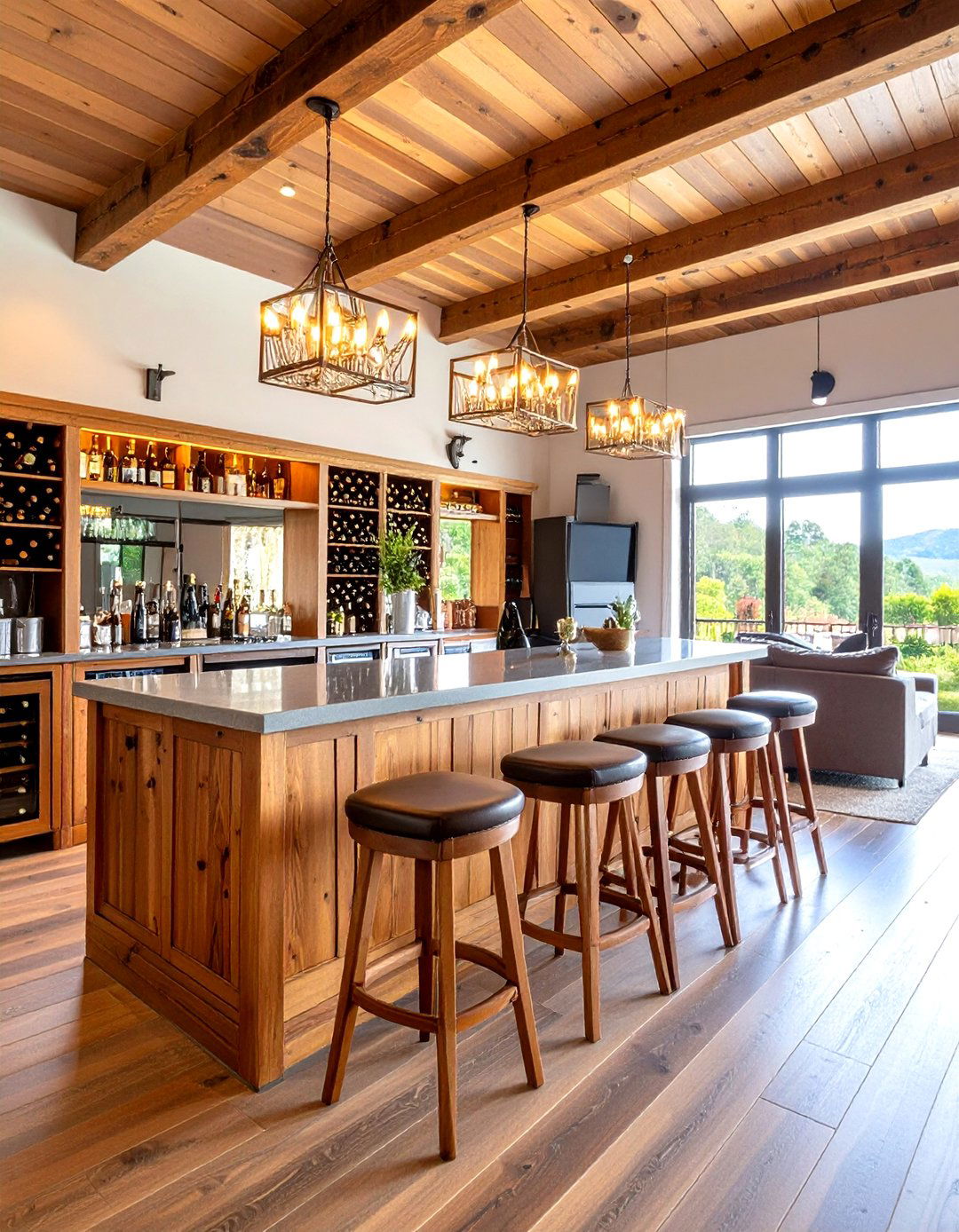Bar and Entertainment Hub - 24 Hunting Room Ideas