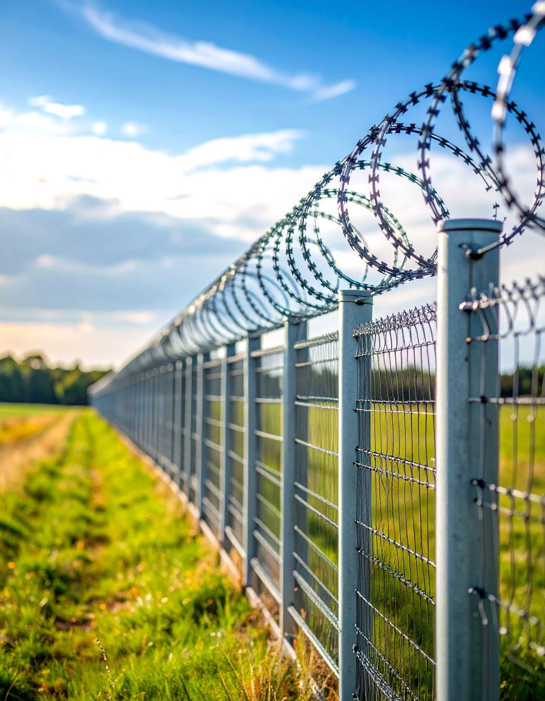 Barbed Wire Security Fence - 24 Types of Fences