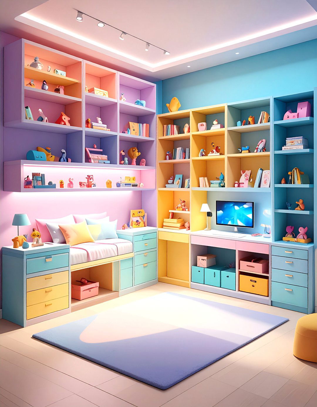 Barbie Doll Display Gallery Room - 24 Barbie Room Ideas