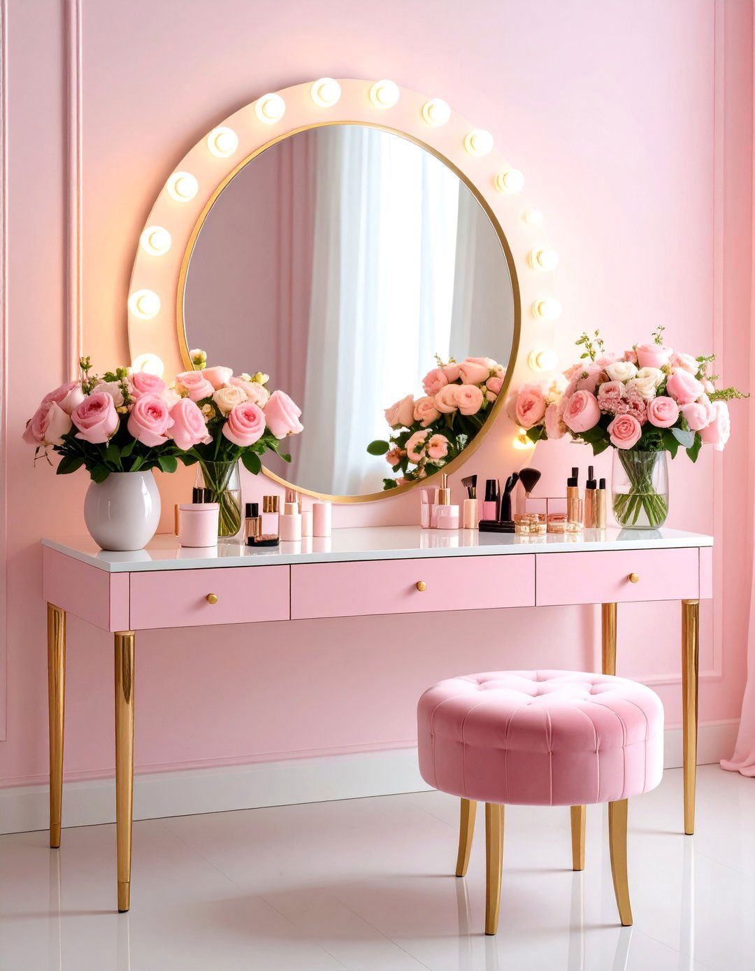 Barbie Vanity Dressing Room Setup - 24 Barbie Room Ideas