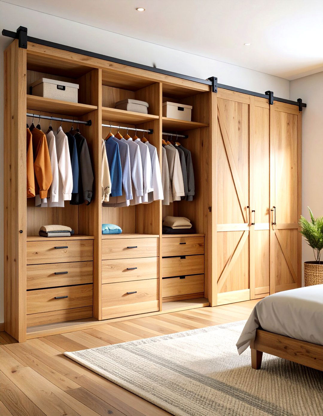 Barn Door Closet System - 24 Barn Door Ideas