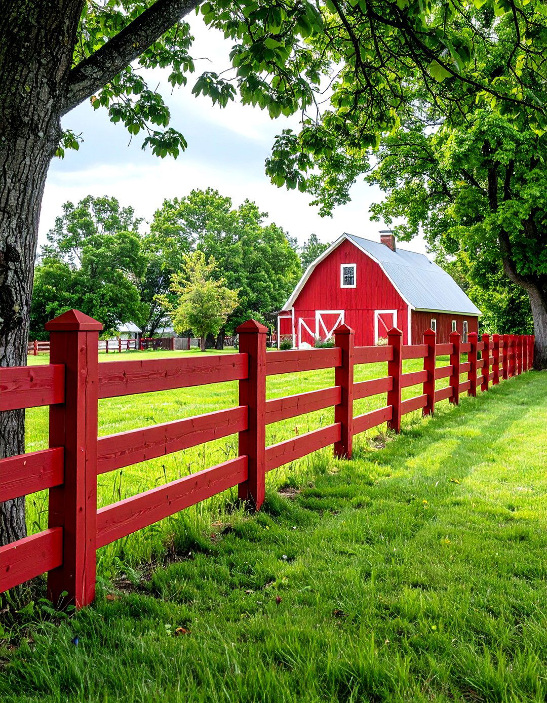 Barn Red Traditional Fence Stain - 24 Fence Paint Colours