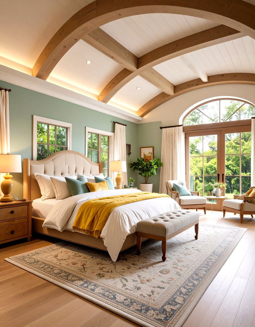 Barrel Vault Reverse Tray Master Suite - 24 Reverse Tray Ceiling Ideas