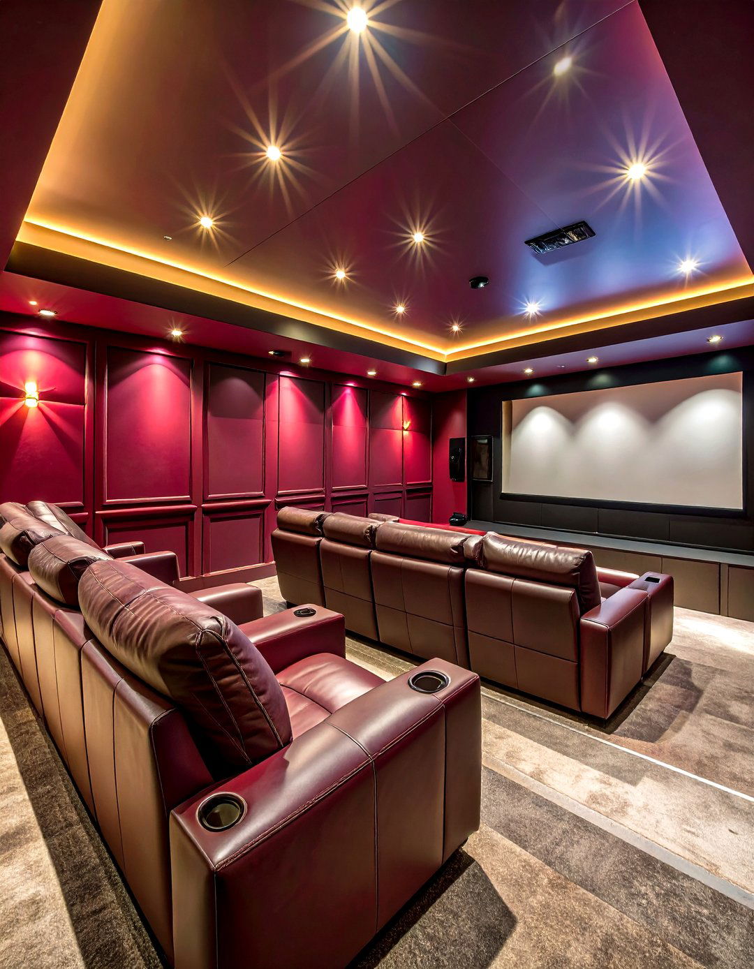 Basement Cinema Haven Design - 24 Home Theater Ideas