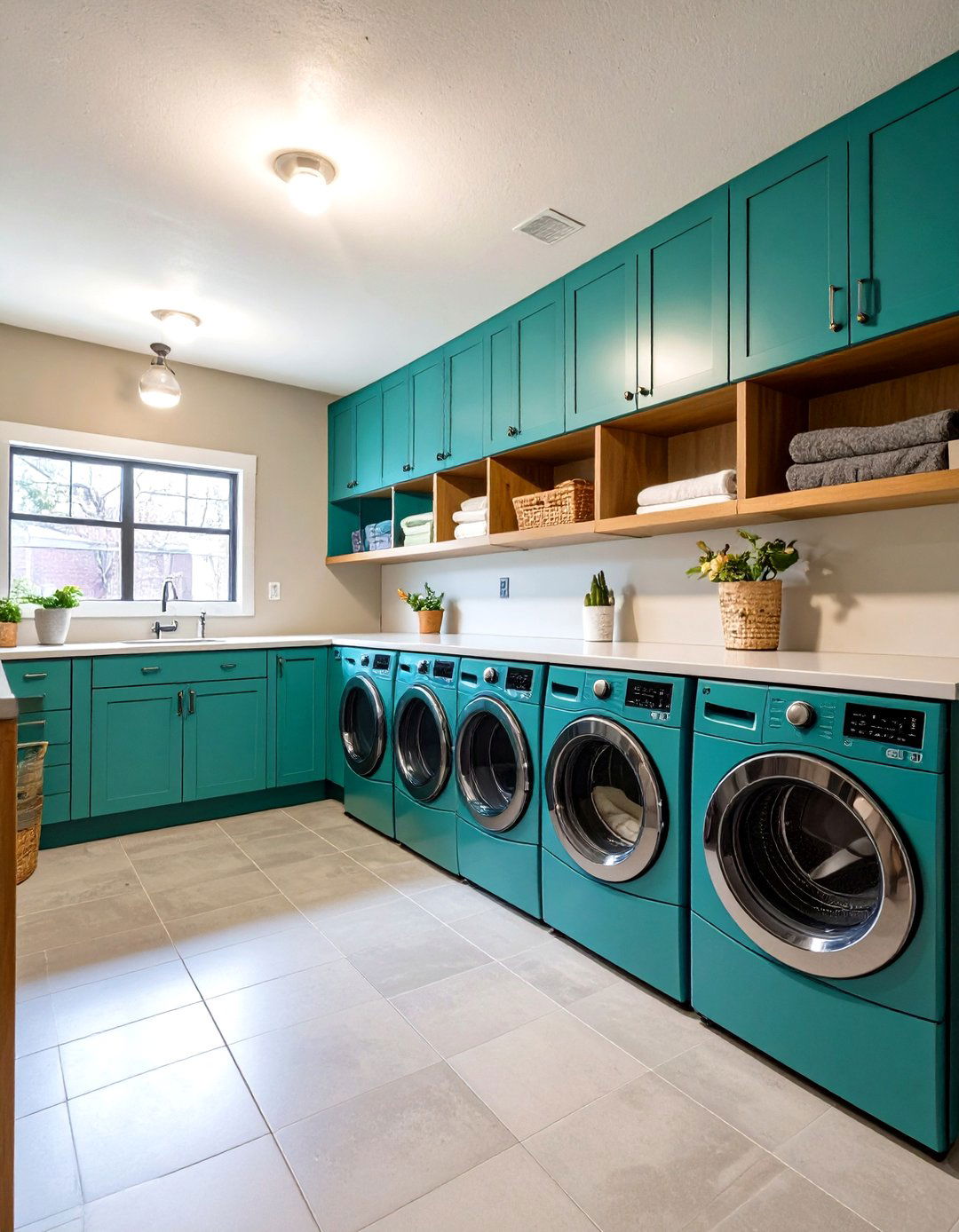 Basement Laundry Room Organization - 24 Basement Furniture Ideas