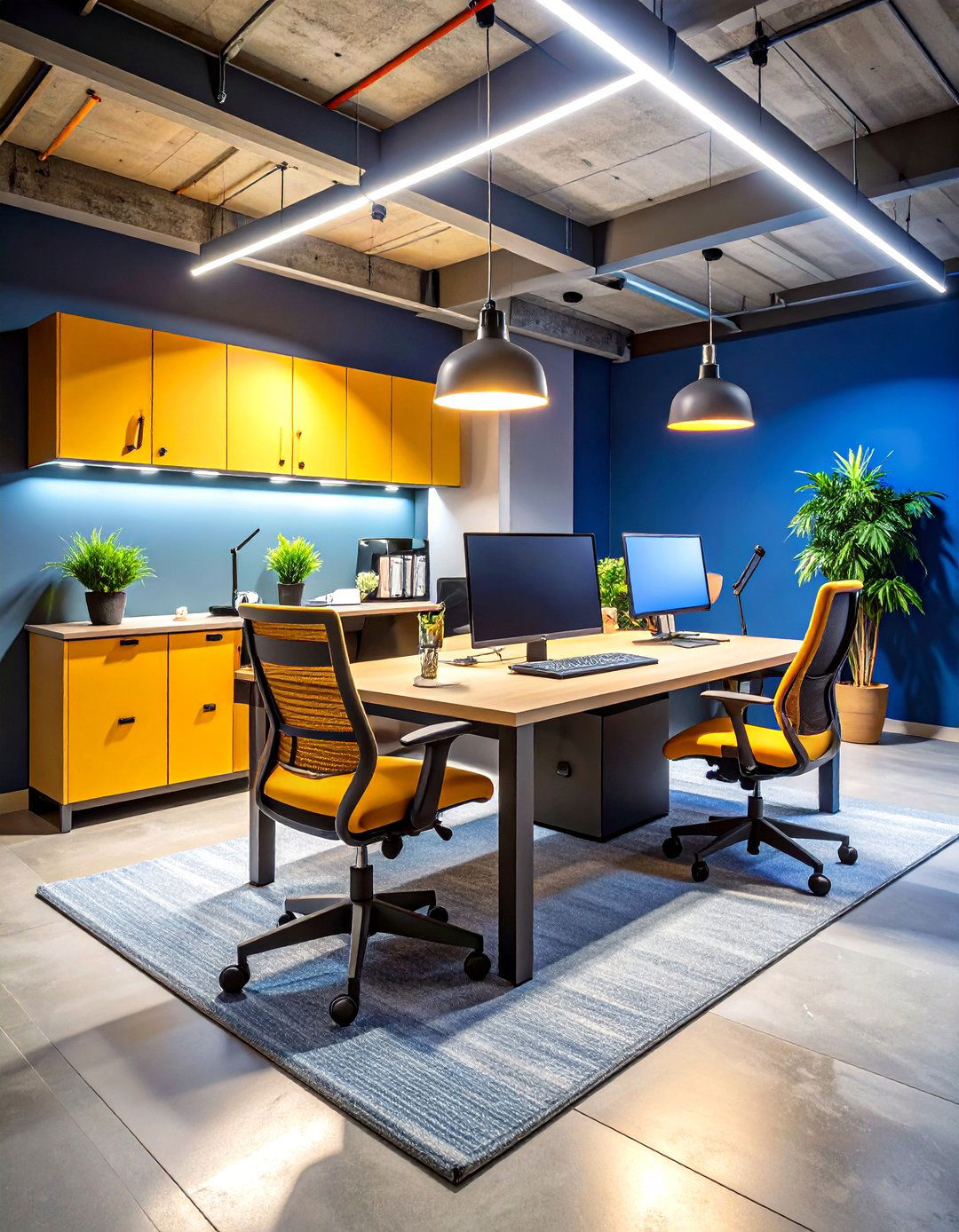 Basement Office Ergonomic Furniture Setup - 24 basement office ideas