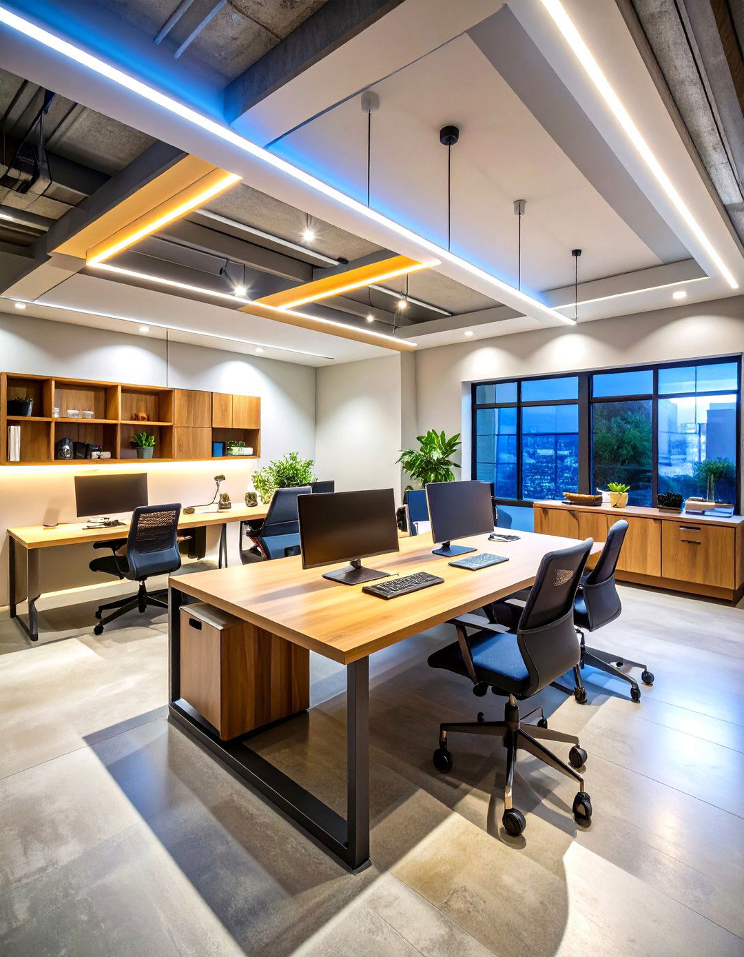 Basement Office Recessed Lighting Solutions - 24 basement office ideas
