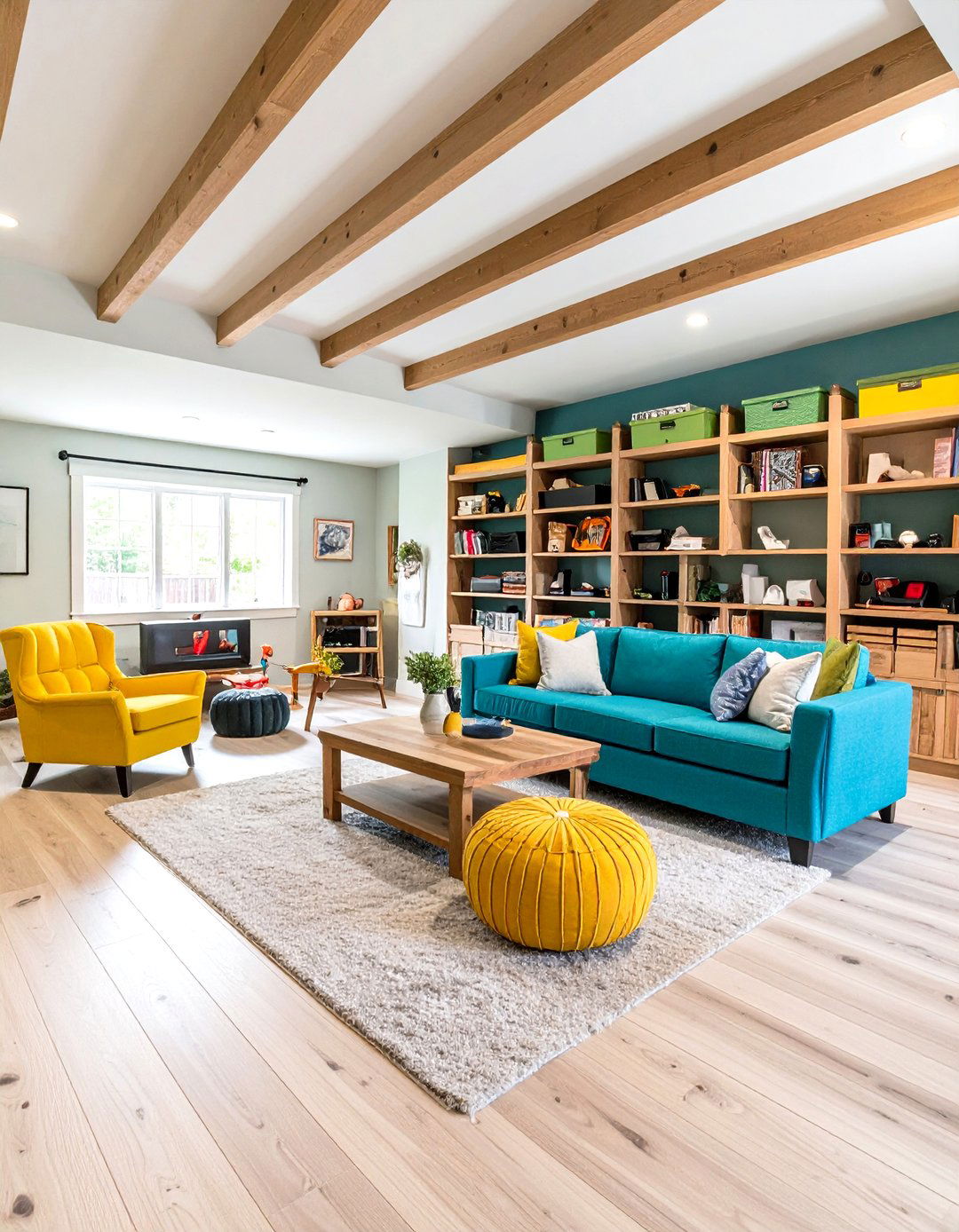 Basement Recreation Organization - 24 Built-in Bookshelf Ideas