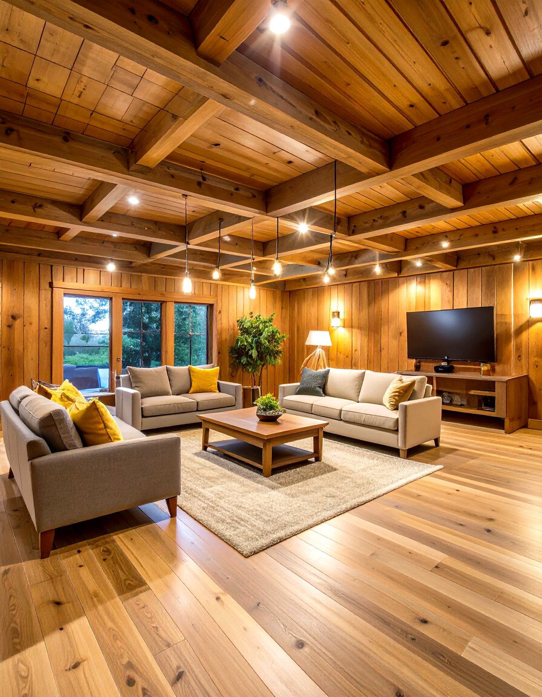 Basement Recreation Room - 24 Board and Batten Wall Ideas