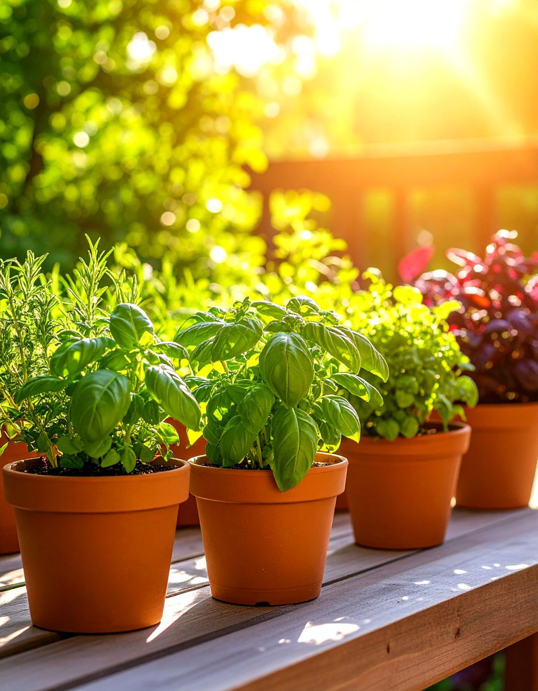 Basil Herbs for Fresh Kitchen Flavor - 24 Outdoor Plants for Patio