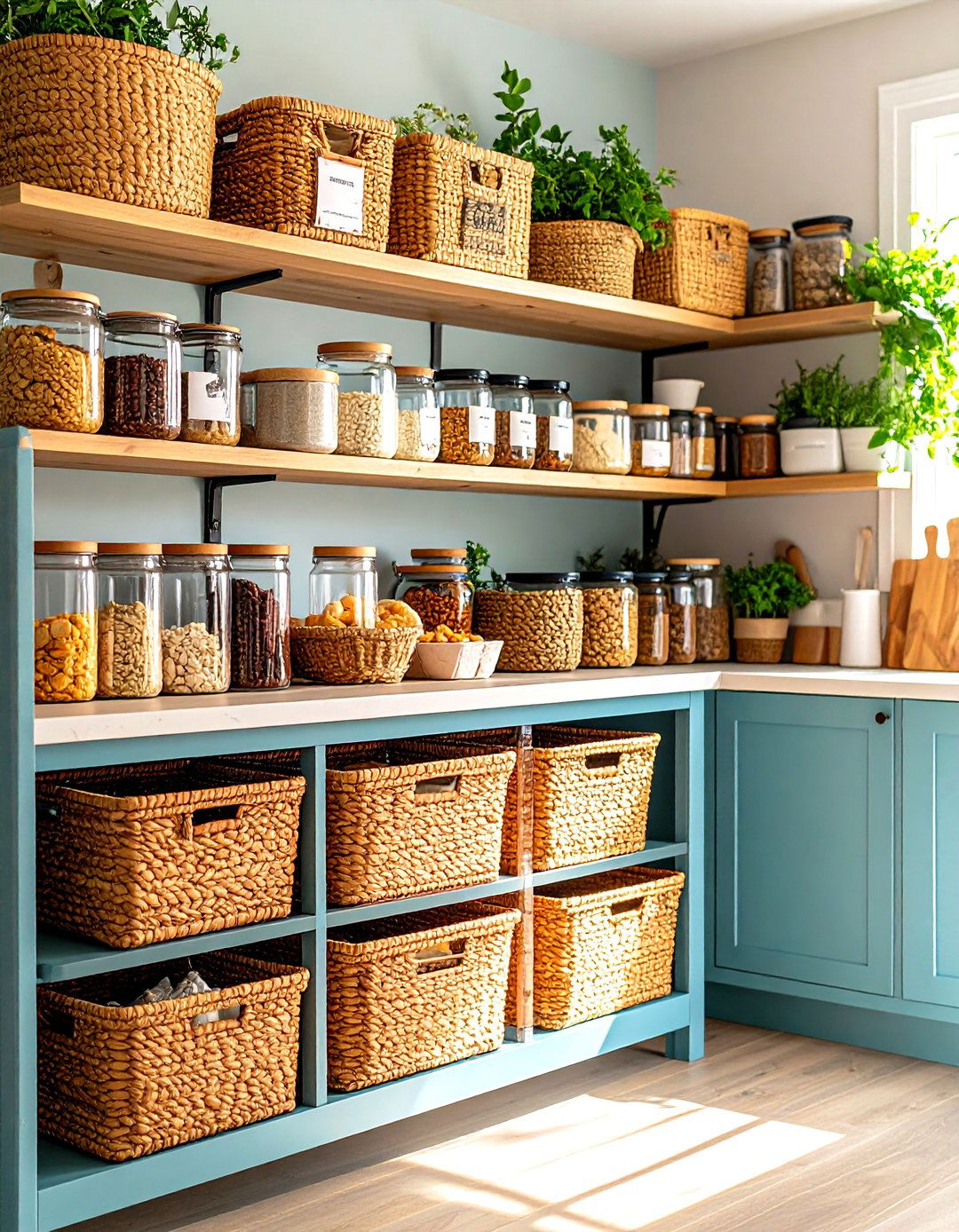 Basket and Bin Storage Solutions - 24 Corner Pantry Ideas