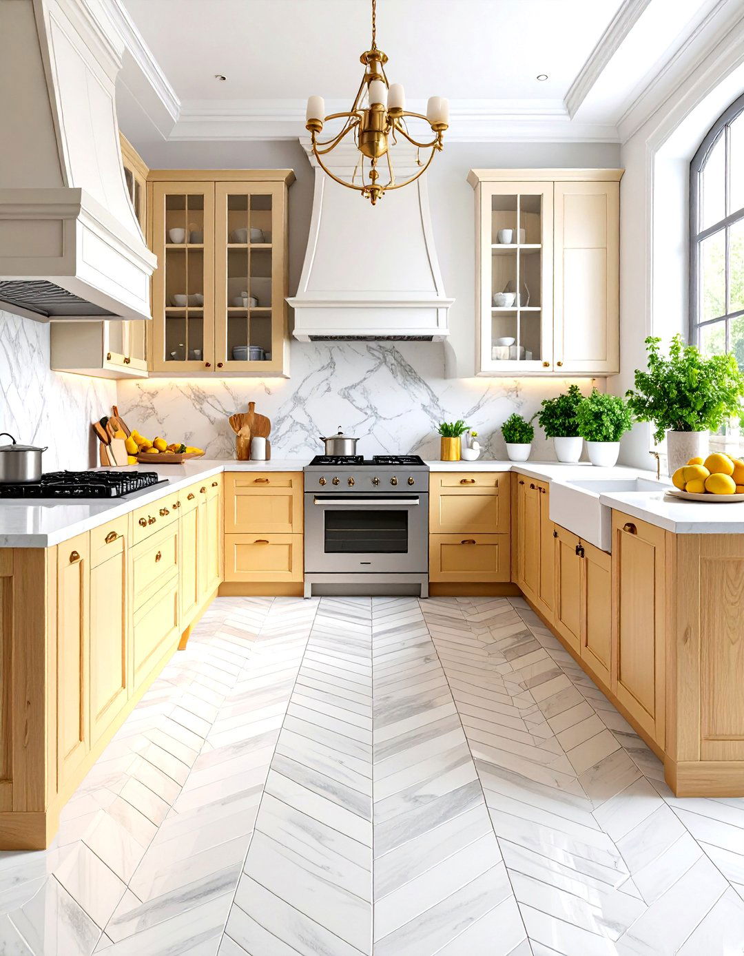 Basketweave Pattern Kitchen Floor Tiles - 24 Kitchen Floor Tile Ideas
