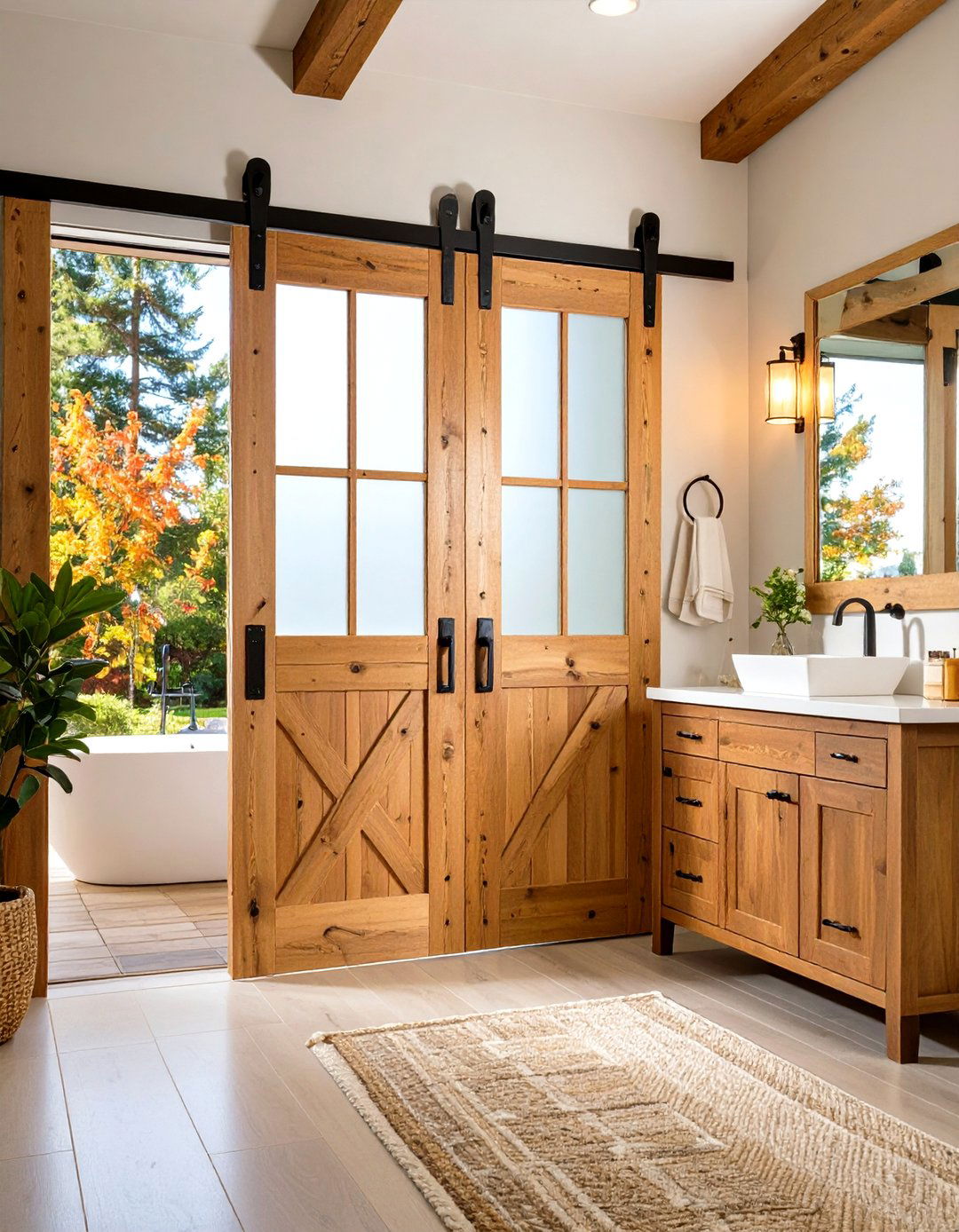 Bathroom Barn Door - 24 Barn Door Ideas