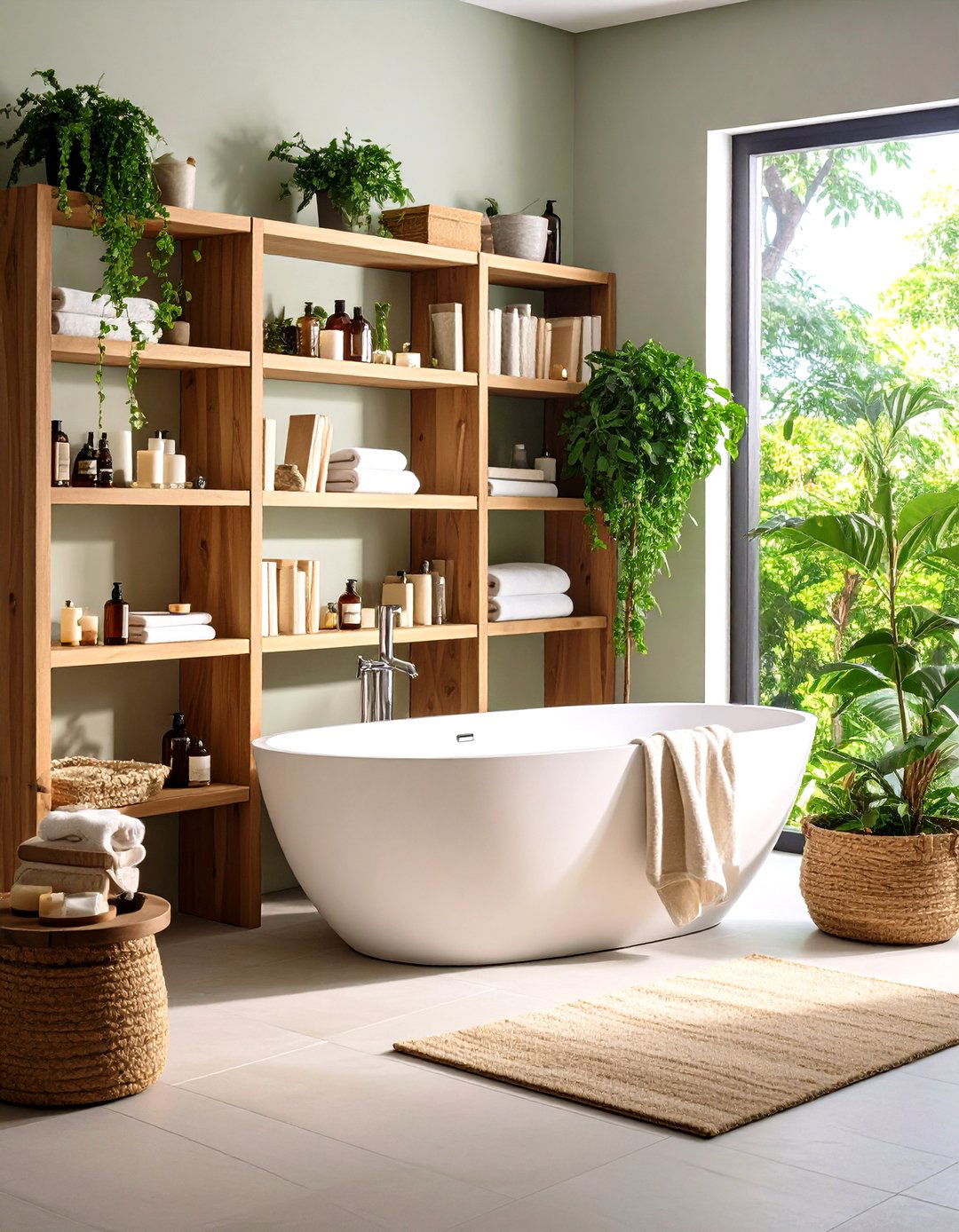 Bathroom Reading Corner - 24 Built-in Bookshelf Ideas