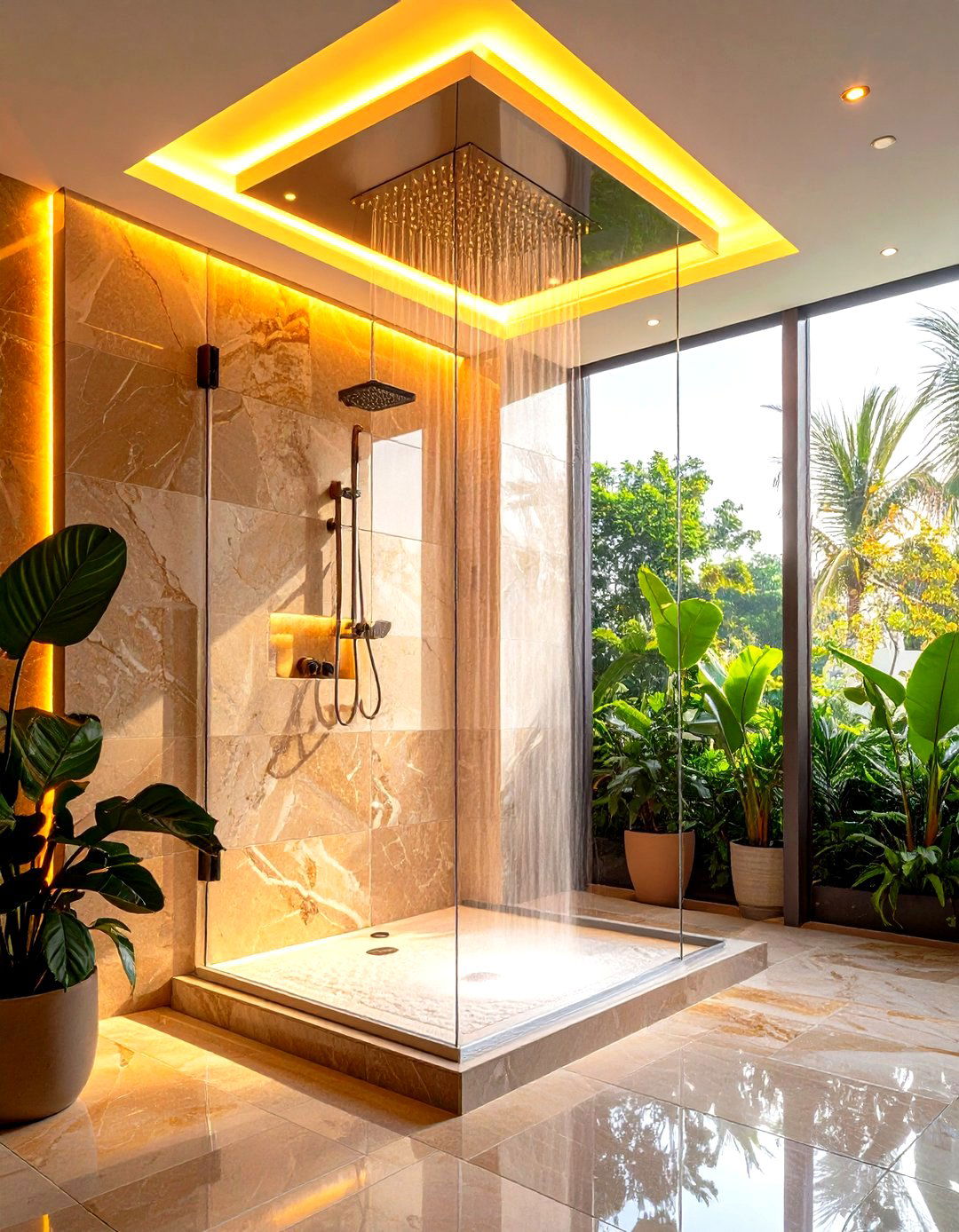 Bathroom Shower Soffit Lighting - 24 Soffit Lighting Ideas