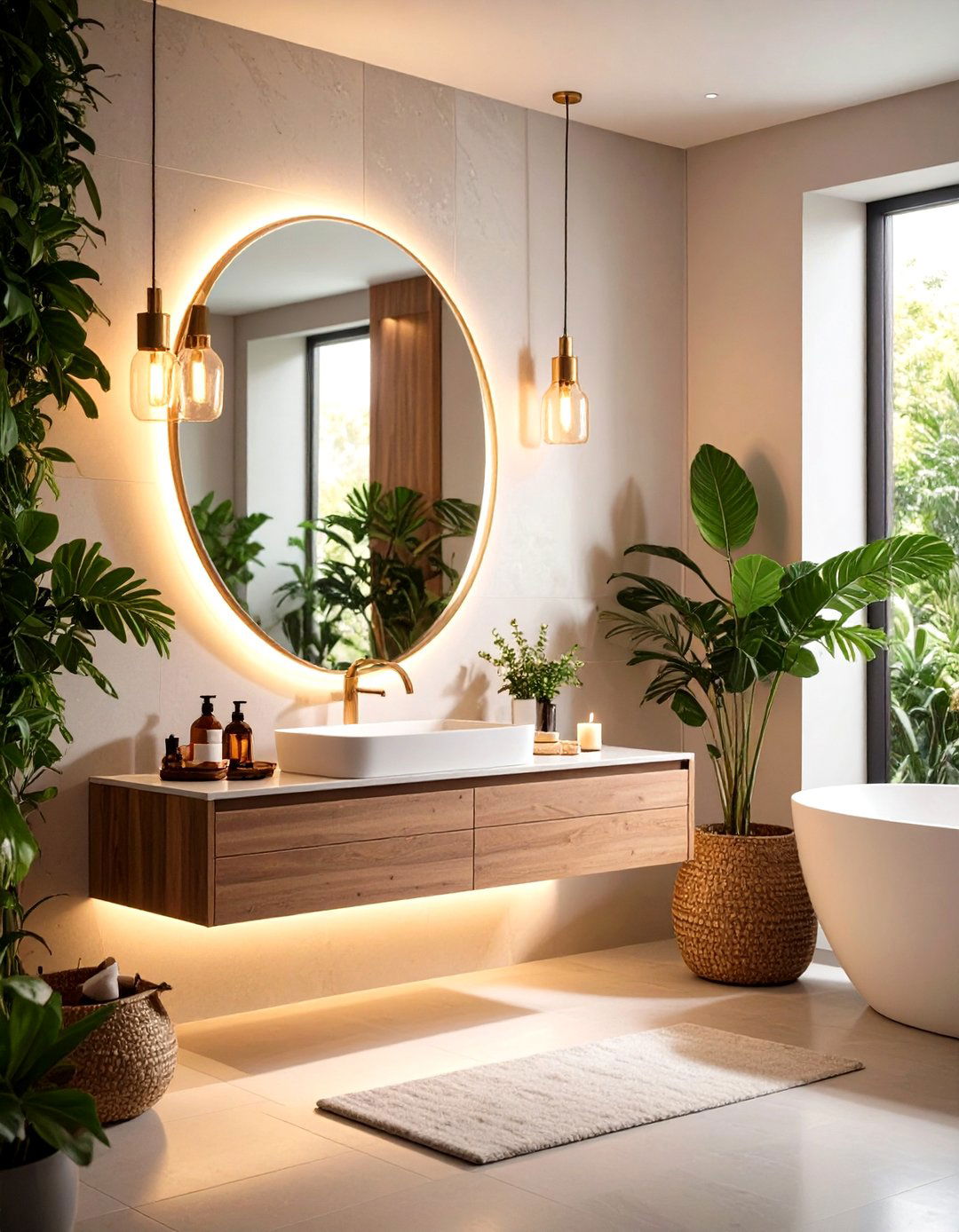 Bathroom Vanity Mirror Backlighting - 24 Aesthetic Room Ideas With Led Lights