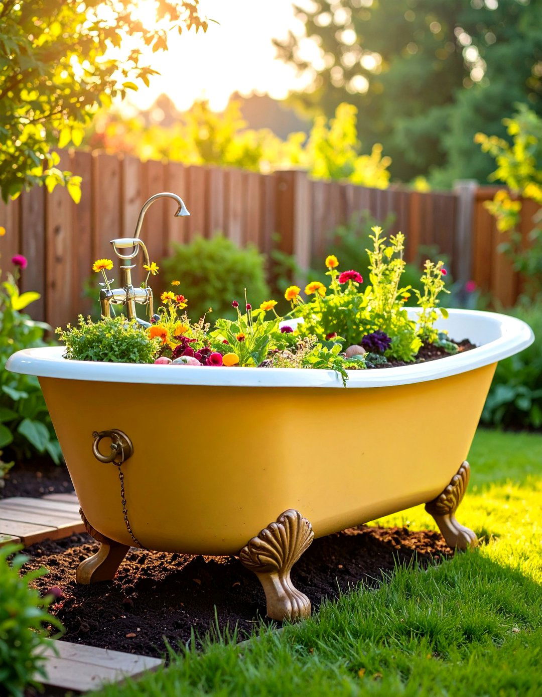 Bathtub Garden Beds - 24 Inexpensive Raised Garden Bed Ideas