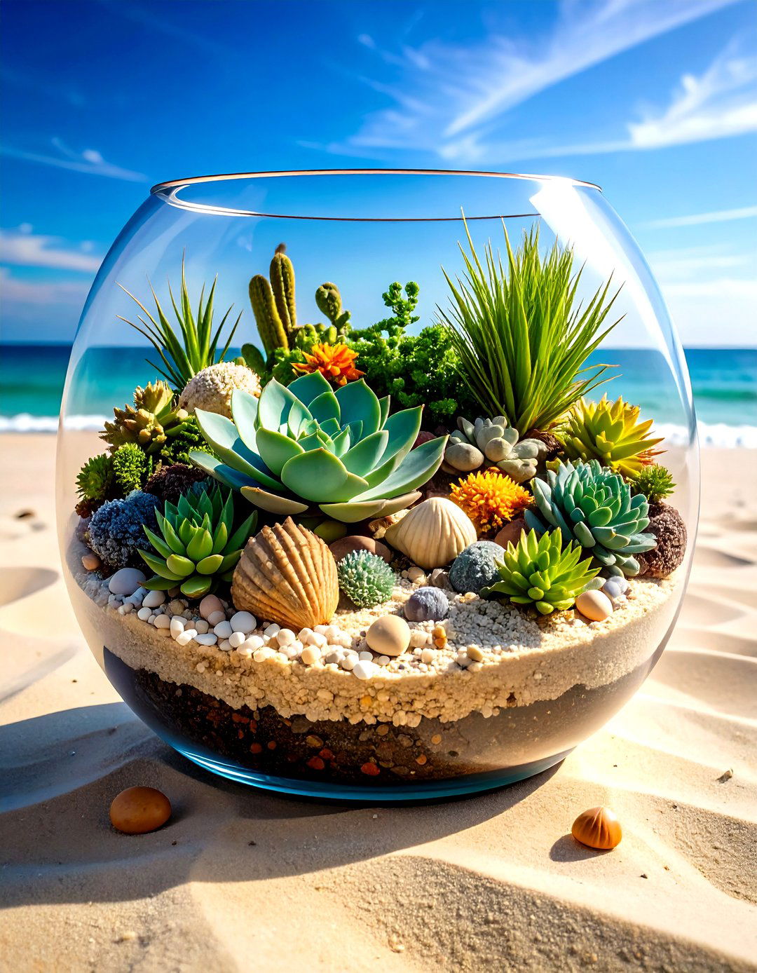 Beach Coastal Theme - 24 Terrarium Ideas
