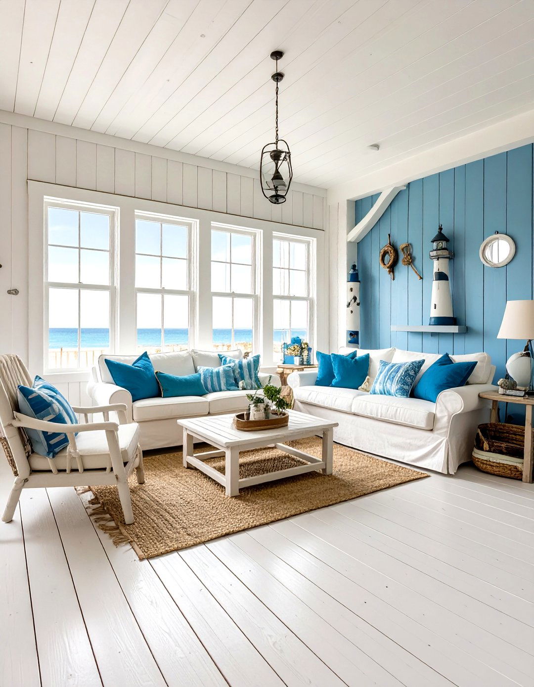 Beach Cottage Reading Deck - 24 kids reading nook ideas