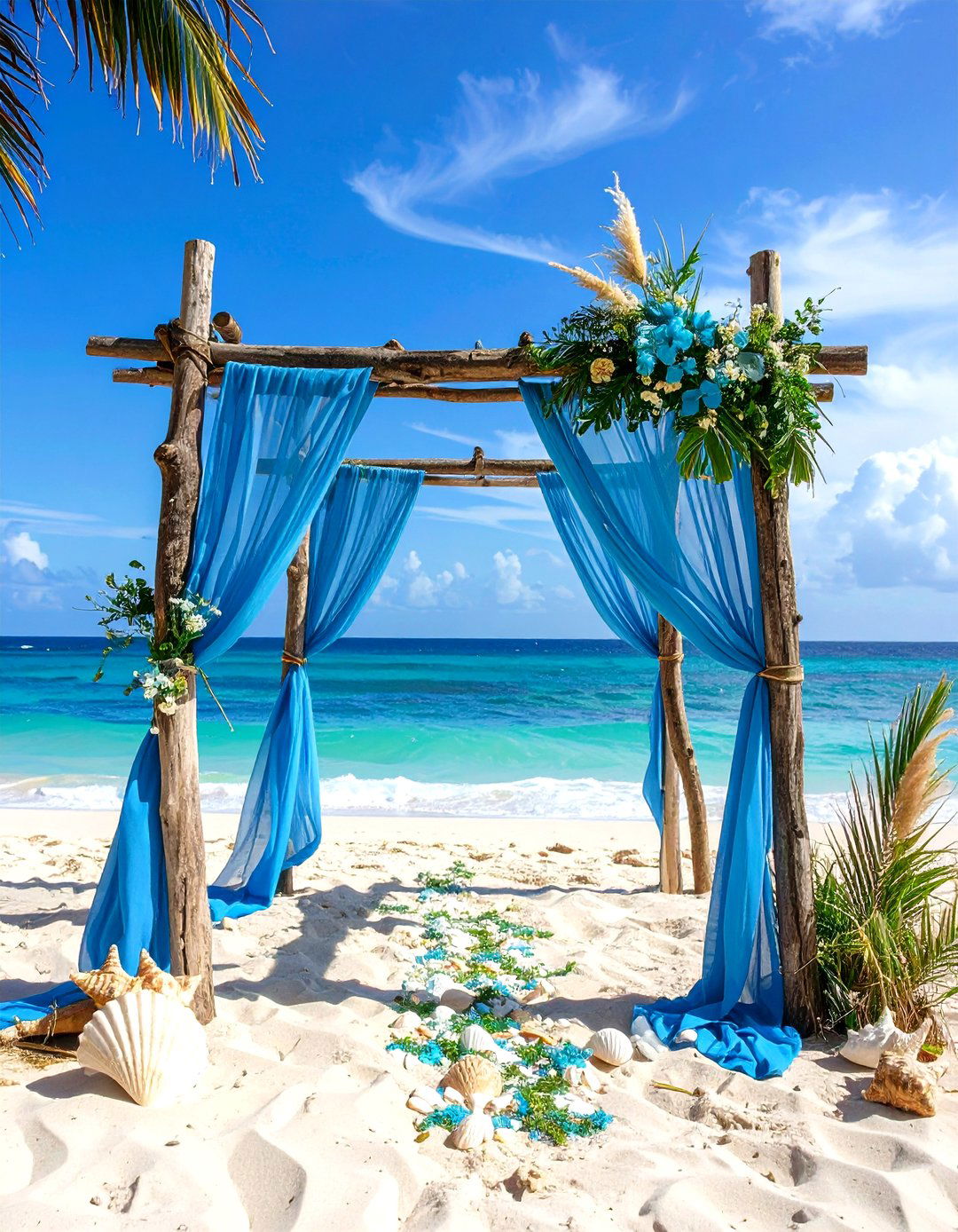 Beach Driftwood Wedding Arch - 24 Wedding Arch Ideas