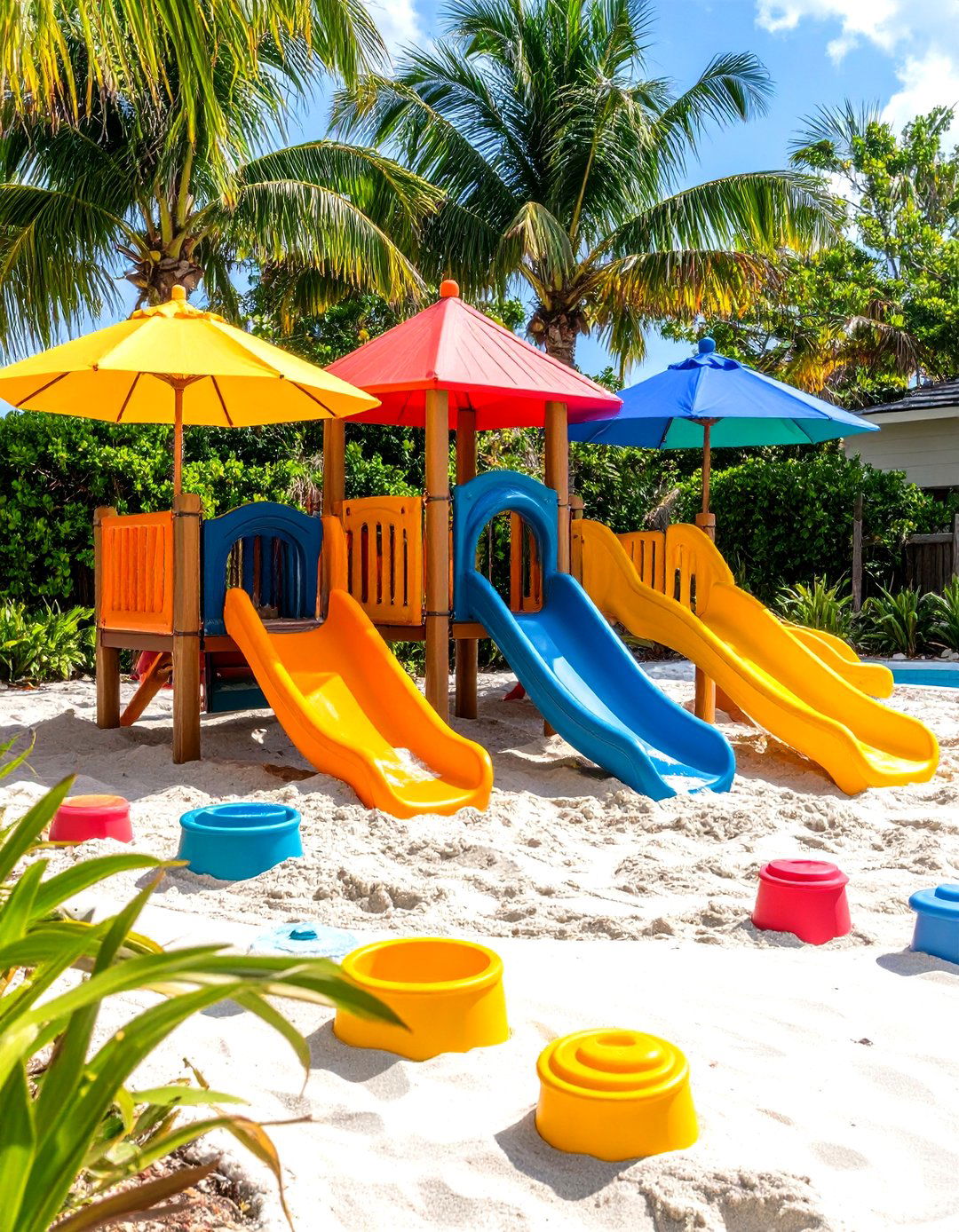 Beach Style Sandbox Play Area - 24 Florida Backyard Ideas