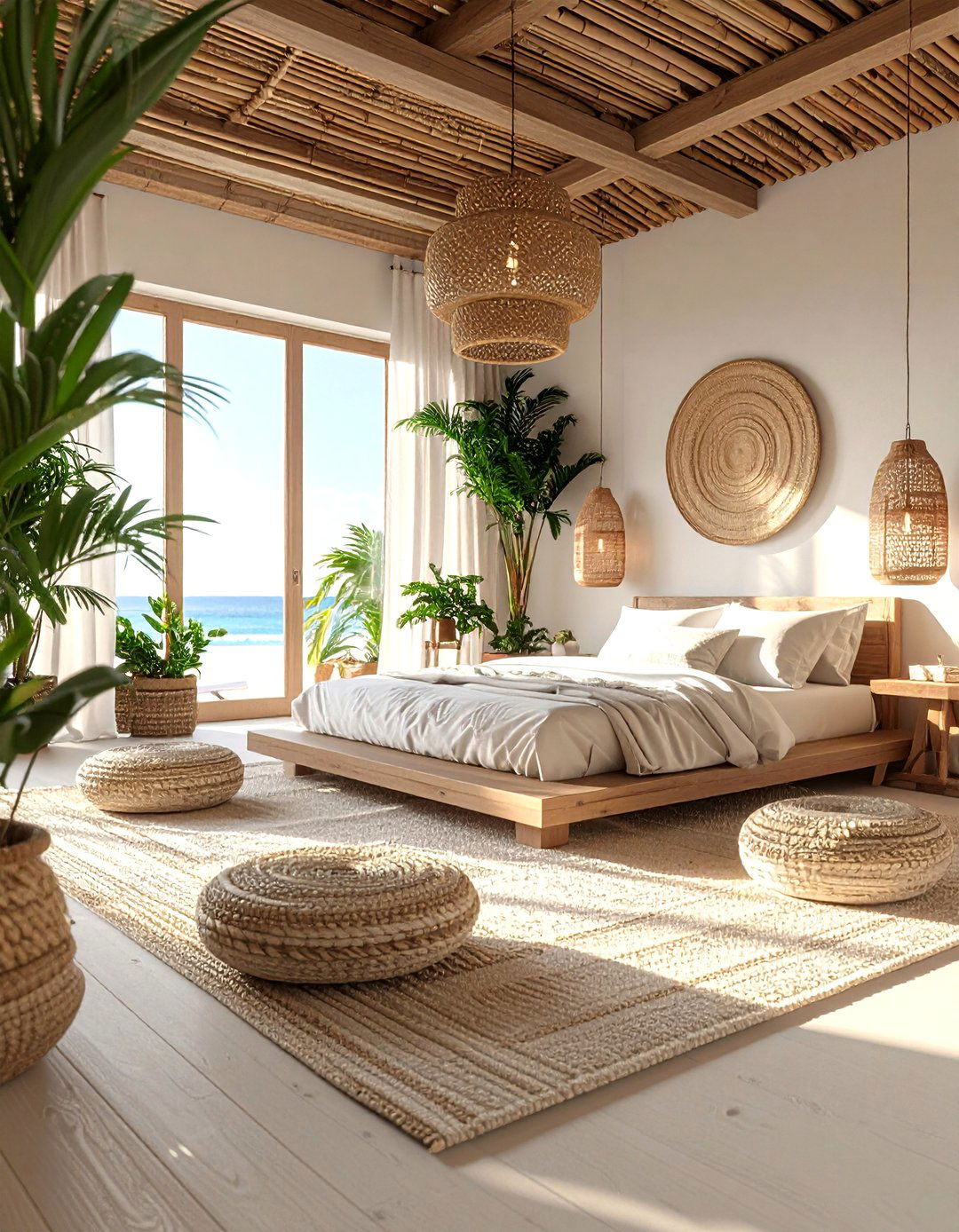 Beach Yoga and Meditation Bedroom - 24 Beach Themed Bedroom Ideas