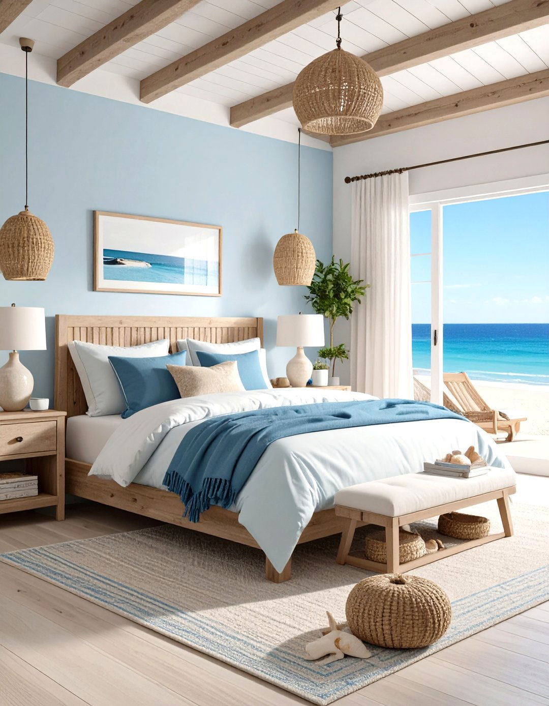 Beachy Coastal Teen Girl Bedroom - 24 Teen Girl Bedroom Ideas