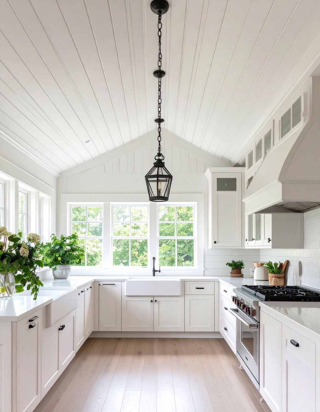 Beadboard Ceiling Treatments - 24 coastal kitchen ideas