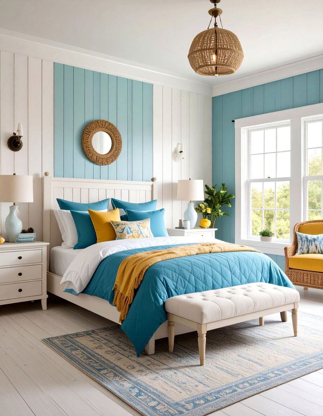 Beadboard Cottage Bedroom Charm - 24 Cottage Bedroom Ideas