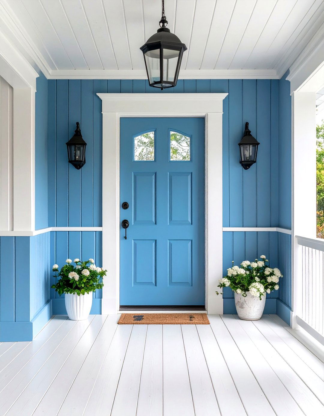 Beadboard Cottage Charm - 24 Wainscoting Entryway Ideas