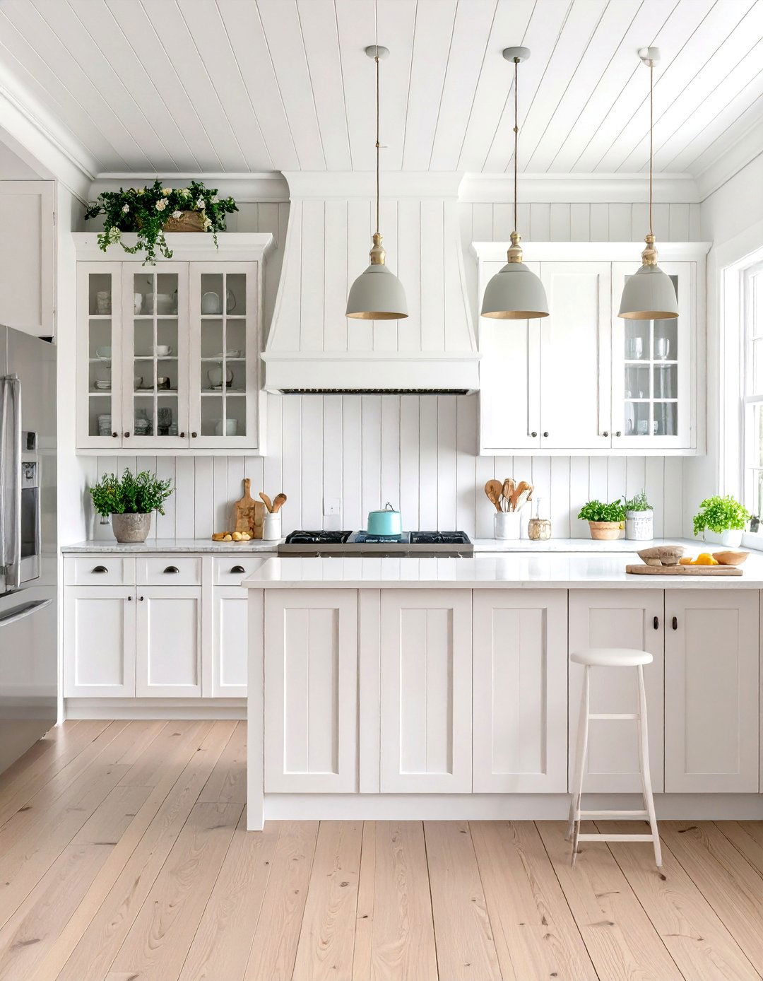 Beadboard Panel Design - 24 Cheap Ceiling Ideas
